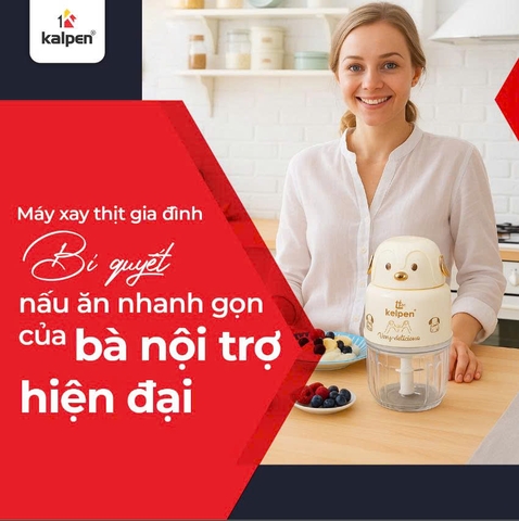 Máy xay thịt gia đình – Bí quyết nấu ăn nhanh gọn của bà nội trợ hiện đại