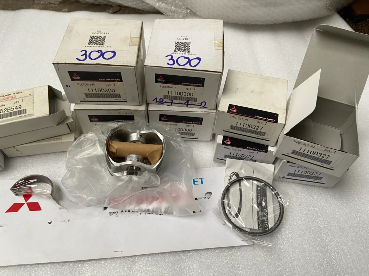 Bộ hơi (piston, bạc biên, xéc măng) xe Mitsubishi Xpander Mã sp: 1110D300