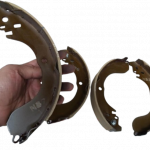 Guốc phanh sau, Bố thắng sau, Má phanh sau xe Mitsubishi Xpander, Xpander Cross (Indonesia – Hợp kim – Nâu)