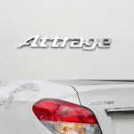 Biểu tượng, Logo Chữ Attrage phía sau cốp xe Mitsubishi Attrage Mã sp: 7415A438