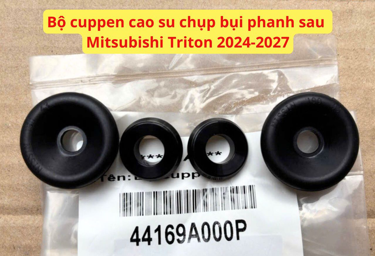 Bộ cuppen cao su chụp bụi phanh sau Mitsubishi Triton 2024-2027 44169A000P Mã sp: 44169A000P | Tình trạng: Còn hàng