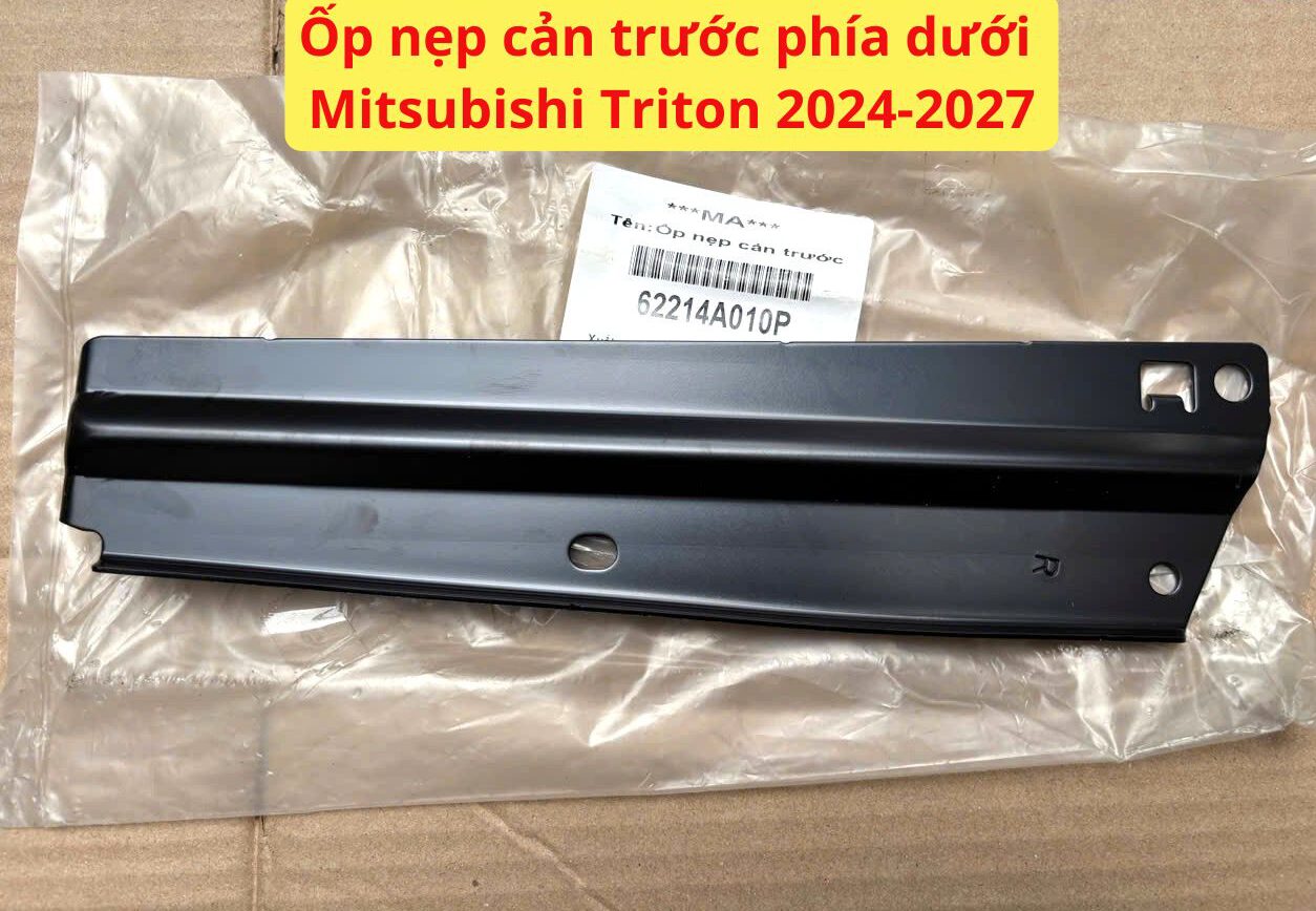 Ốp nẹp cản trước phía dưới Mitsubishi Triton 2024-2027 62214A010P 62215A010P Mã sp: 62214A010P 62215A010P | Tình trạng: Còn hàng
